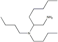 (1-aminoheptan-2-yl)dibutylamine Structure