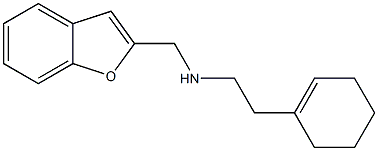 (1-benzofuran-2-ylmethyl)[2-(cyclohex-1-en-1-yl)ethyl]amine 구조식 이미지