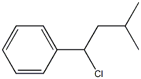 (1-chloro-3-methylbutyl)benzene 구조식 이미지