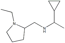 (1-cyclopropylethyl)[(1-ethylpyrrolidin-2-yl)methyl]amine Structure