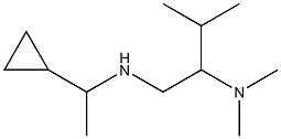 (1-cyclopropylethyl)[2-(dimethylamino)-3-methylbutyl]amine 구조식 이미지