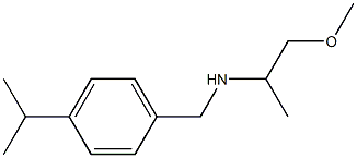 (1-methoxypropan-2-yl)({[4-(propan-2-yl)phenyl]methyl})amine Structure