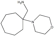 (1-morpholin-4-ylcycloheptyl)methylamine Structure