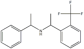 (1-phenylethyl)({1-[2-(trifluoromethyl)phenyl]ethyl})amine 구조식 이미지