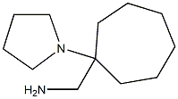 (1-pyrrolidin-1-ylcycloheptyl)methylamine Structure
