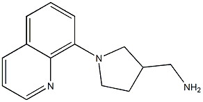 (1-quinolin-8-ylpyrrolidin-3-yl)methylamine 구조식 이미지