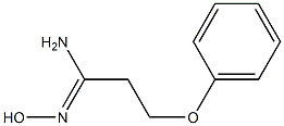 (1Z)-N'-hydroxy-3-phenoxypropanimidamide Structure