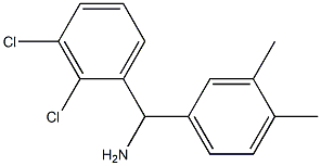 (2,3-dichlorophenyl)(3,4-dimethylphenyl)methanamine Structure