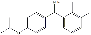 (2,3-dimethylphenyl)[4-(propan-2-yloxy)phenyl]methanamine 구조식 이미지