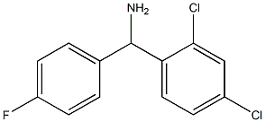 (2,4-dichlorophenyl)(4-fluorophenyl)methanamine 구조식 이미지