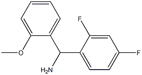 (2,4-difluorophenyl)(2-methoxyphenyl)methanamine Structure