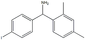 (2,4-dimethylphenyl)(4-iodophenyl)methanamine 구조식 이미지