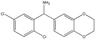 (2,5-dichlorophenyl)(2,3-dihydro-1,4-benzodioxin-6-yl)methanamine Structure