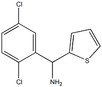 (2,5-dichlorophenyl)(thiophen-2-yl)methanamine Structure