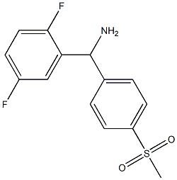 (2,5-difluorophenyl)(4-methanesulfonylphenyl)methanamine 구조식 이미지