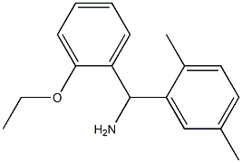 (2,5-dimethylphenyl)(2-ethoxyphenyl)methanamine Structure