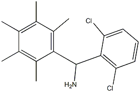 (2,6-dichlorophenyl)(2,3,4,5,6-pentamethylphenyl)methanamine Structure