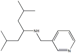 (2,6-dimethylheptan-4-yl)(pyridin-3-ylmethyl)amine Structure