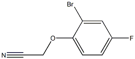 (2-bromo-4-fluorophenoxy)acetonitrile Structure