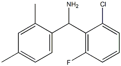 (2-chloro-6-fluorophenyl)(2,4-dimethylphenyl)methanamine Structure
