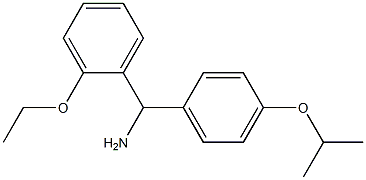 (2-ethoxyphenyl)[4-(propan-2-yloxy)phenyl]methanamine 구조식 이미지