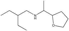 (2-ethylbutyl)[1-(oxolan-2-yl)ethyl]amine 구조식 이미지