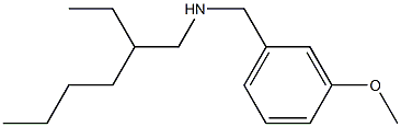 (2-ethylhexyl)[(3-methoxyphenyl)methyl]amine 구조식 이미지