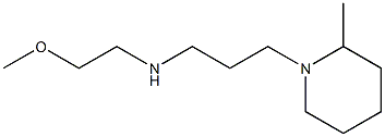 (2-methoxyethyl)[3-(2-methylpiperidin-1-yl)propyl]amine Structure