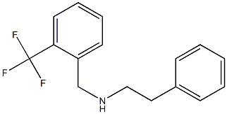 (2-phenylethyl)({[2-(trifluoromethyl)phenyl]methyl})amine 구조식 이미지