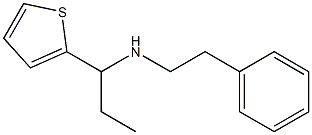 (2-phenylethyl)[1-(thiophen-2-yl)propyl]amine 구조식 이미지