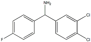 (3,4-dichlorophenyl)(4-fluorophenyl)methanamine Structure