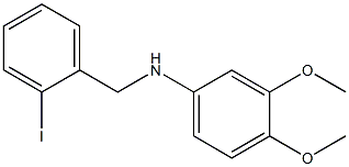 (3,4-dimethoxyphenyl)(2-iodophenyl)methylamine Structure