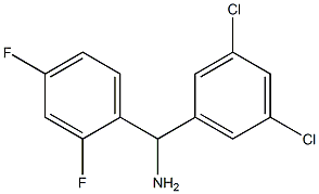 (3,5-dichlorophenyl)(2,4-difluorophenyl)methanamine Structure