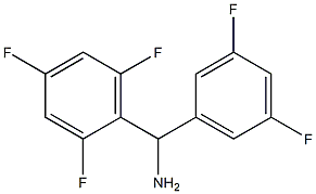 (3,5-difluorophenyl)(2,4,6-trifluorophenyl)methanamine 구조식 이미지