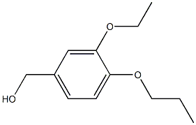 (3-ethoxy-4-propoxyphenyl)methanol Structure