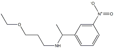 (3-ethoxypropyl)[1-(3-nitrophenyl)ethyl]amine Structure