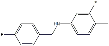 (3-fluoro-4-methylphenyl)(4-fluorophenyl)methylamine 구조식 이미지