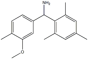 (3-methoxy-4-methylphenyl)(2,4,6-trimethylphenyl)methanamine 구조식 이미지