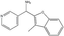 (3-methyl-1-benzofuran-2-yl)(pyridin-3-yl)methanamine Structure