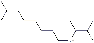 (3-methylbutan-2-yl)(7-methyloctyl)amine Structure