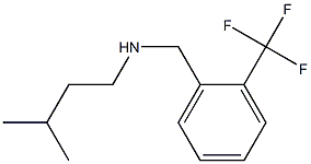 (3-methylbutyl)({[2-(trifluoromethyl)phenyl]methyl})amine Structure