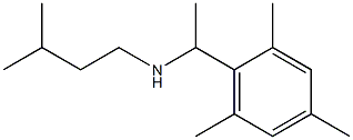 (3-methylbutyl)[1-(2,4,6-trimethylphenyl)ethyl]amine Structure