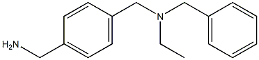 (4-{[benzyl(ethyl)amino]methyl}phenyl)methanamine 구조식 이미지