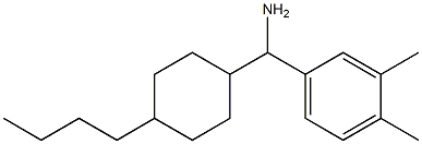 (4-butylcyclohexyl)(3,4-dimethylphenyl)methanamine Structure