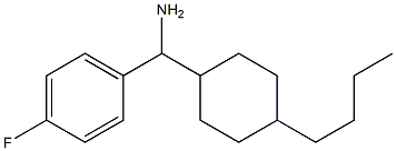 (4-butylcyclohexyl)(4-fluorophenyl)methanamine 구조식 이미지