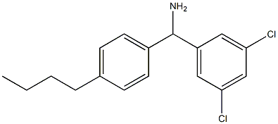 (4-butylphenyl)(3,5-dichlorophenyl)methanamine Structure