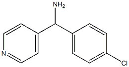 (4-chlorophenyl)(pyridin-4-yl)methanamine 구조식 이미지