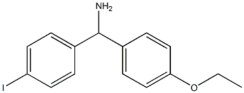 (4-ethoxyphenyl)(4-iodophenyl)methanamine 구조식 이미지