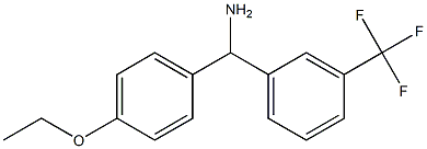 (4-ethoxyphenyl)[3-(trifluoromethyl)phenyl]methanamine Structure