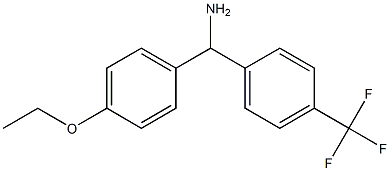 (4-ethoxyphenyl)[4-(trifluoromethyl)phenyl]methanamine 구조식 이미지